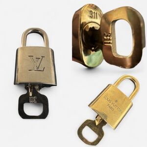 Louis Vuitton Gold Lock & Key #311